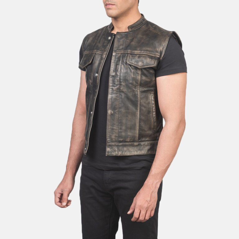 Mens Atlas Moto Distressed Brown Vest_3626-3-1618223743351